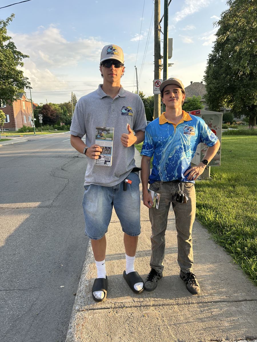 Luca et Louis-Philippe, fondateurs de Nova Net